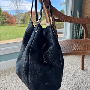 Coach Black Leather Women's Bag
